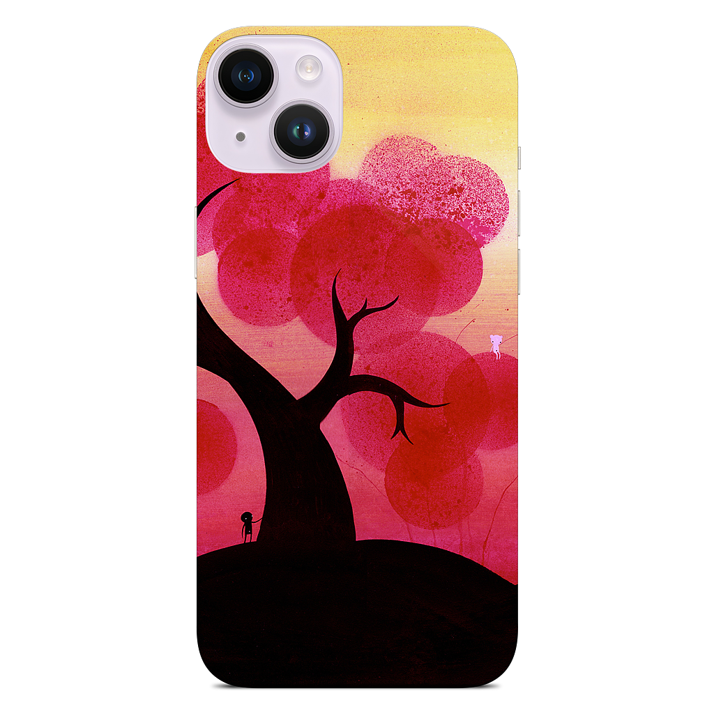 Red Blossoms iPhone Skin