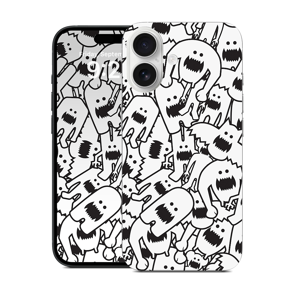 Monster Collage iPhone Skin