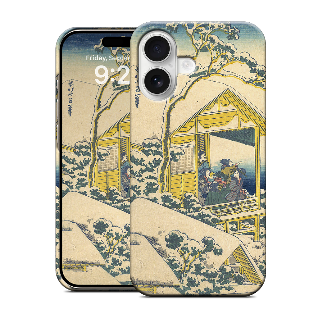 Morning After the Snow at Koishikawa in Edo (Koishikawa yuki no ashita) iPhone Case