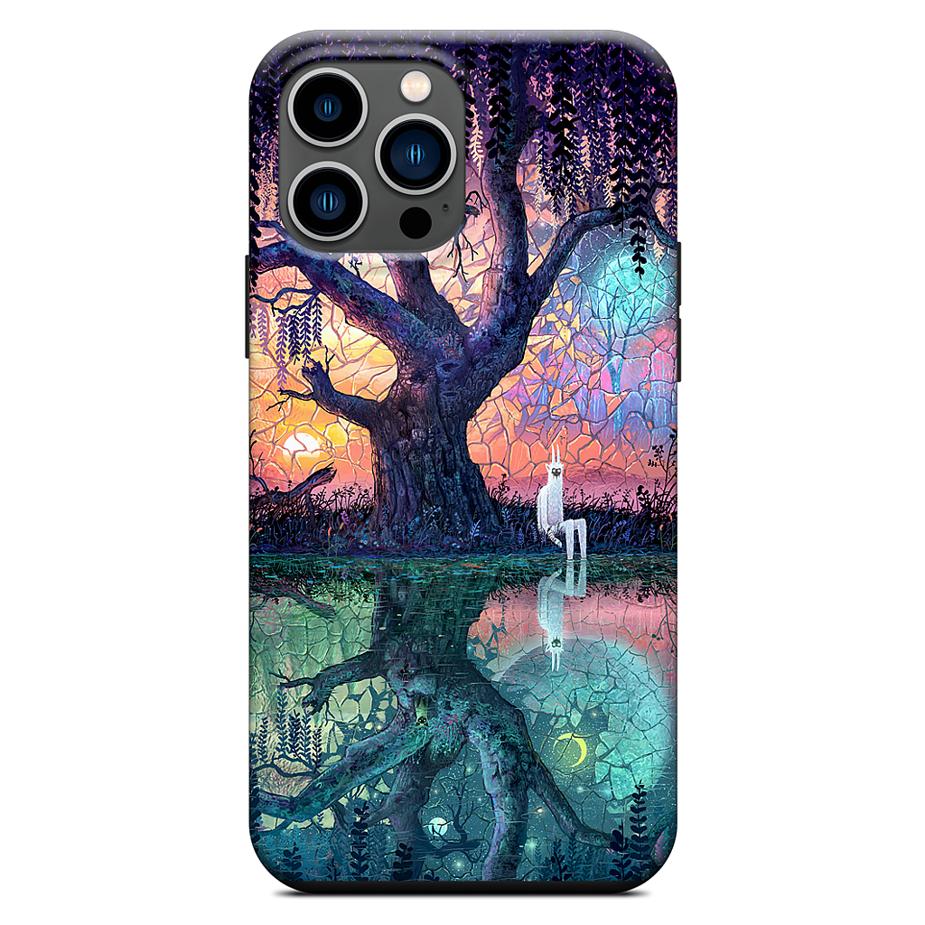 On the Banks of Broken Worlds iPhone Case