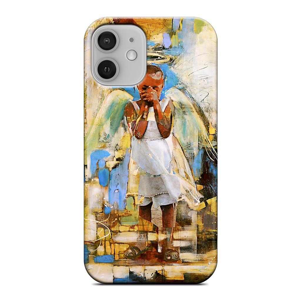 Shy Angel iPhone Case