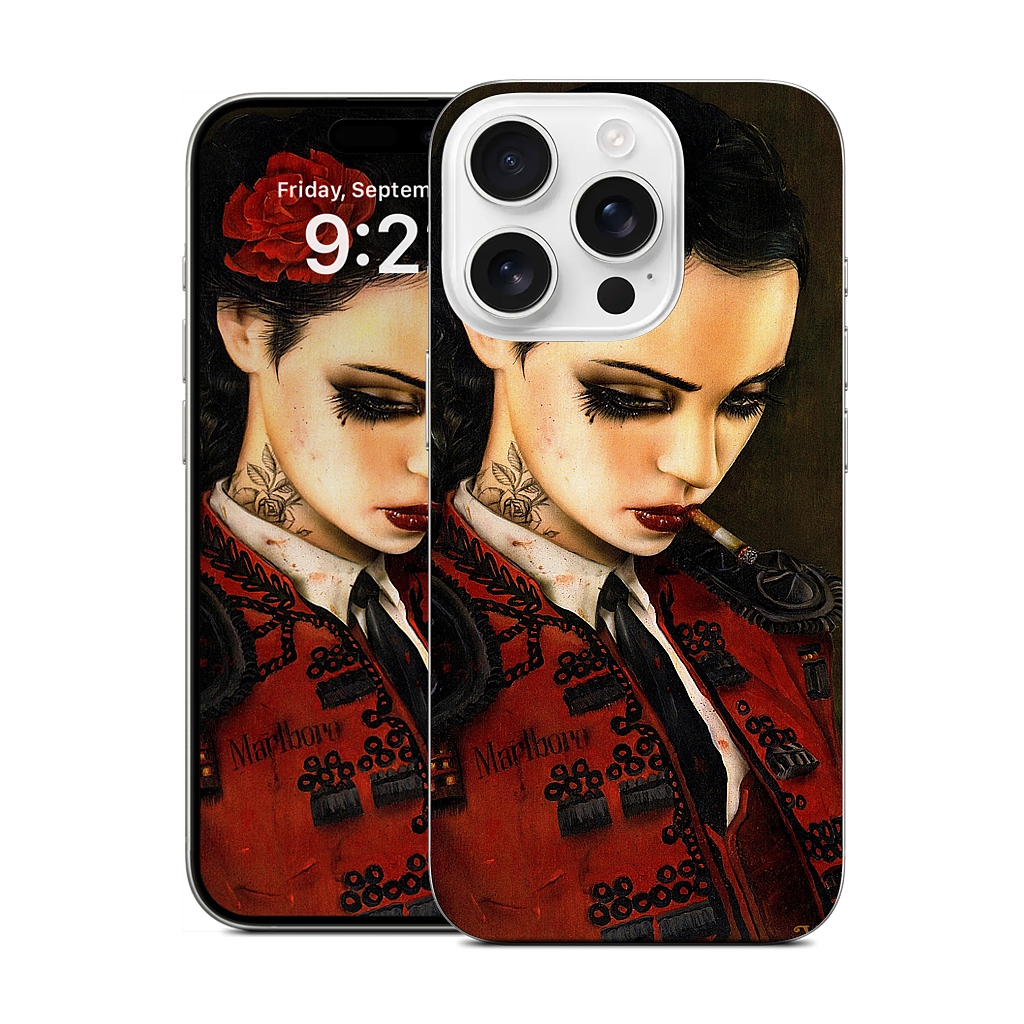 Bull Fight Her iPhone Skin