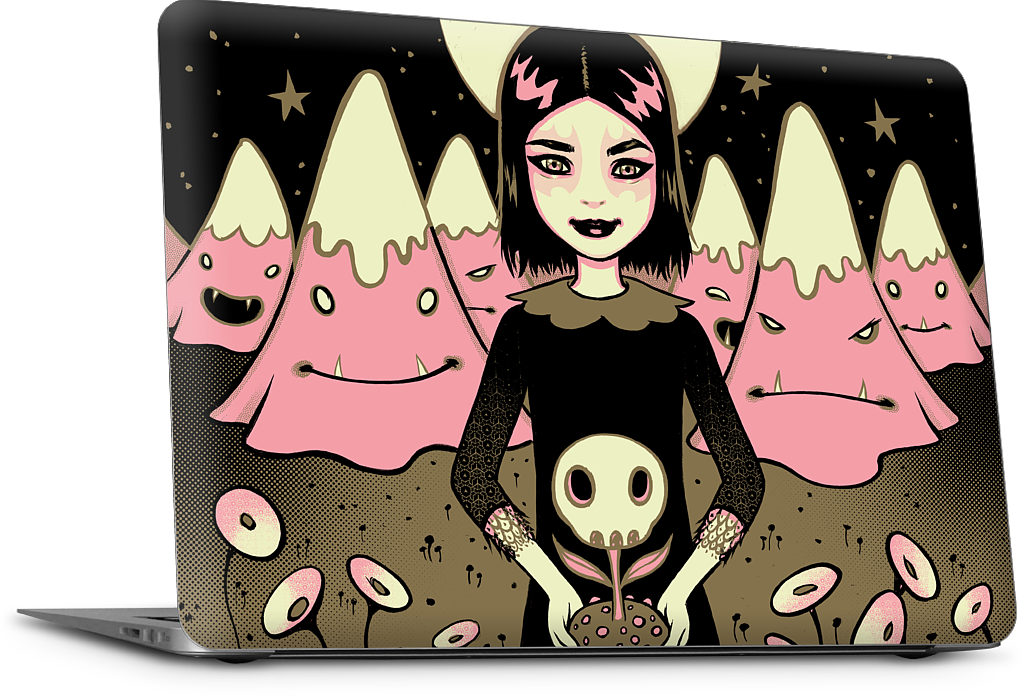 Moon Girl MacBook Skin