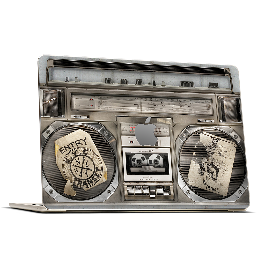 Boombox II MacBook Skin