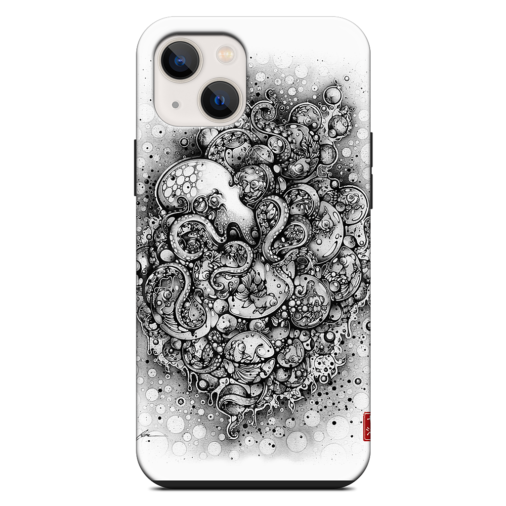 A Curious Embrace iPhone Case