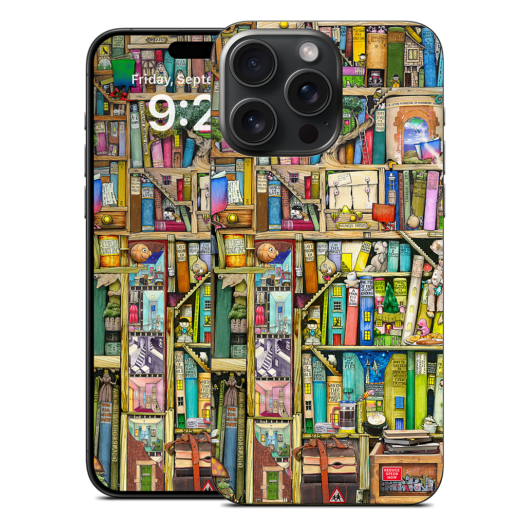 Bookshelf 2c iPhone Skin