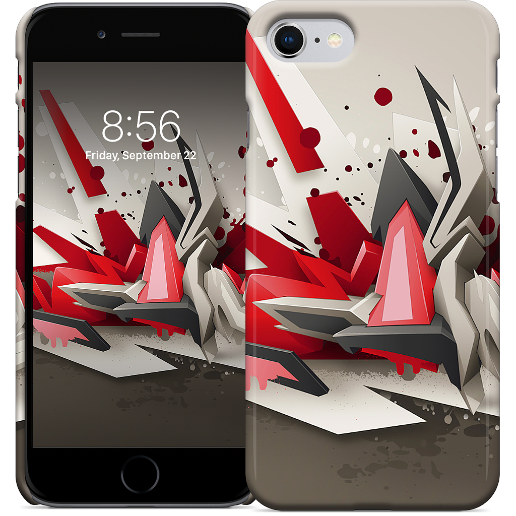 Red Metal iPhone Case