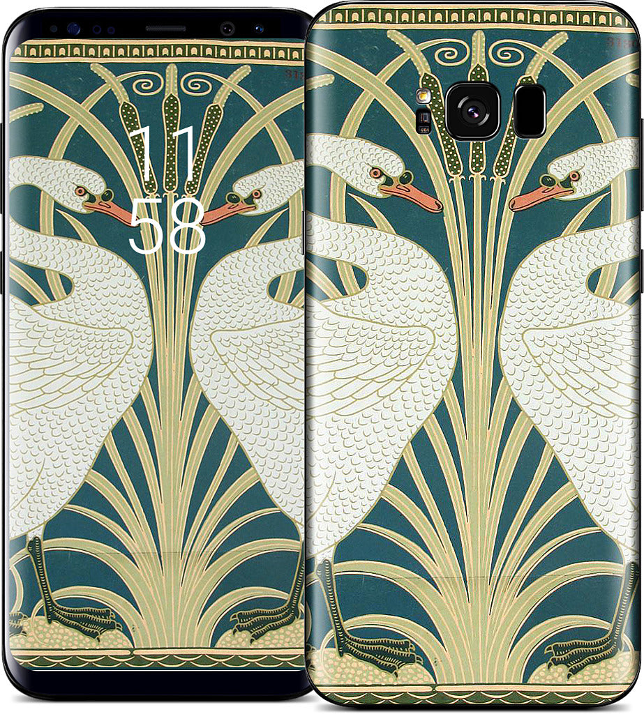 Swans and Irises Samsung Skin