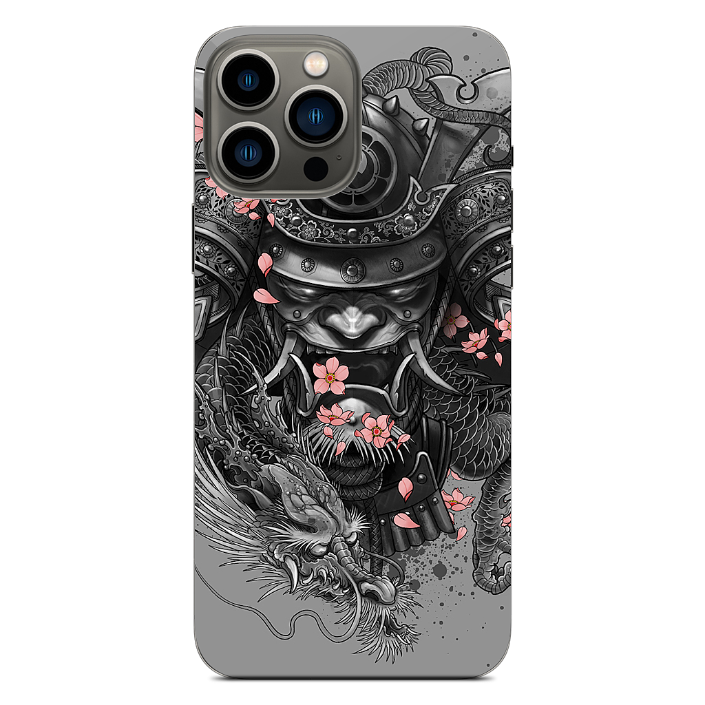 Samurai Dragon iPhone Skin