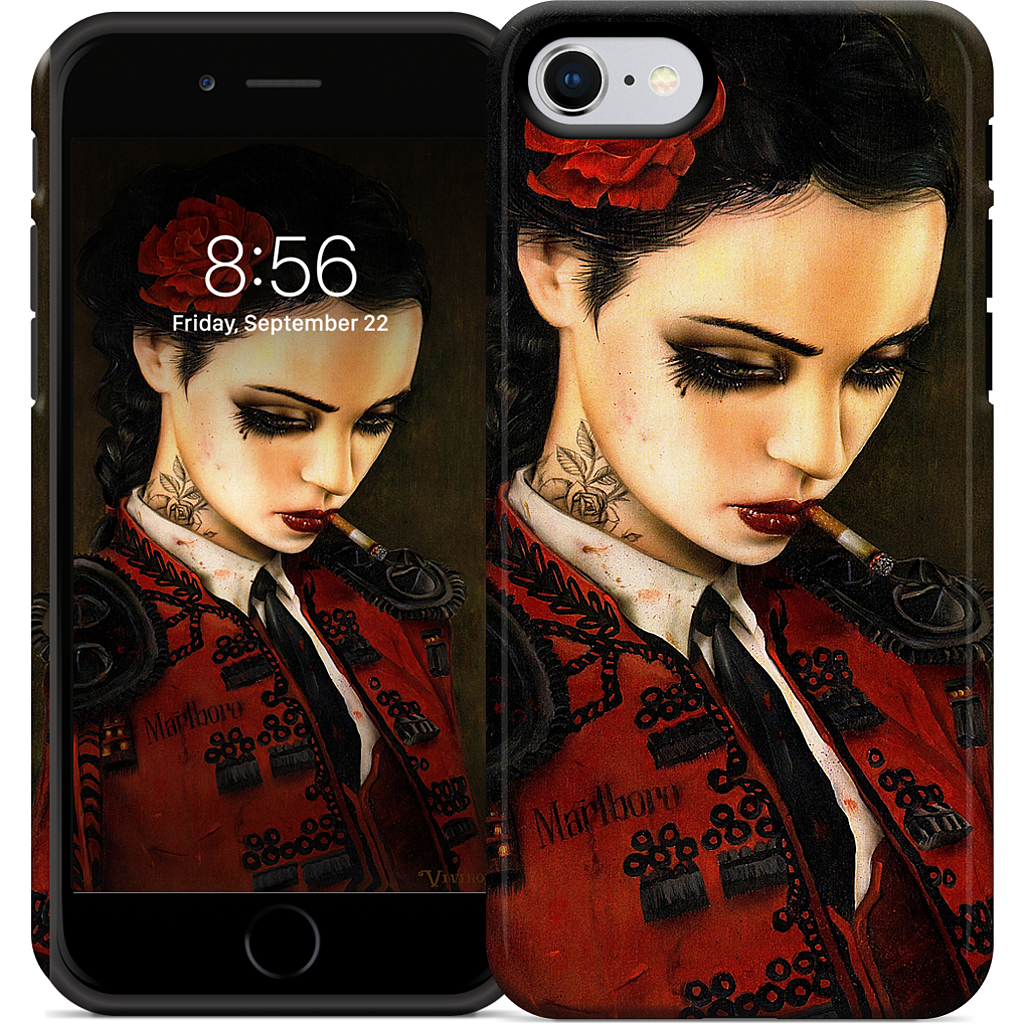 Bull Fight Her iPhone Case