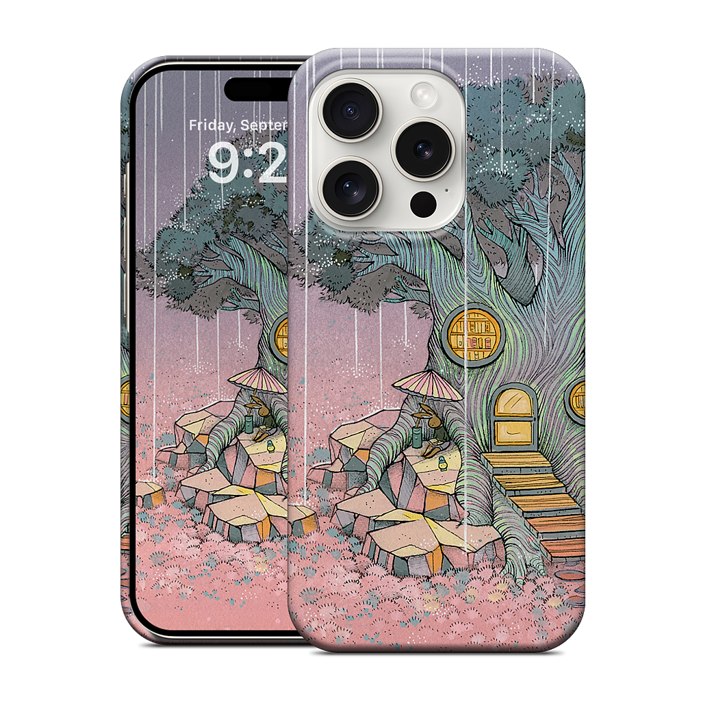Rainy Day In The Library iPhone Case