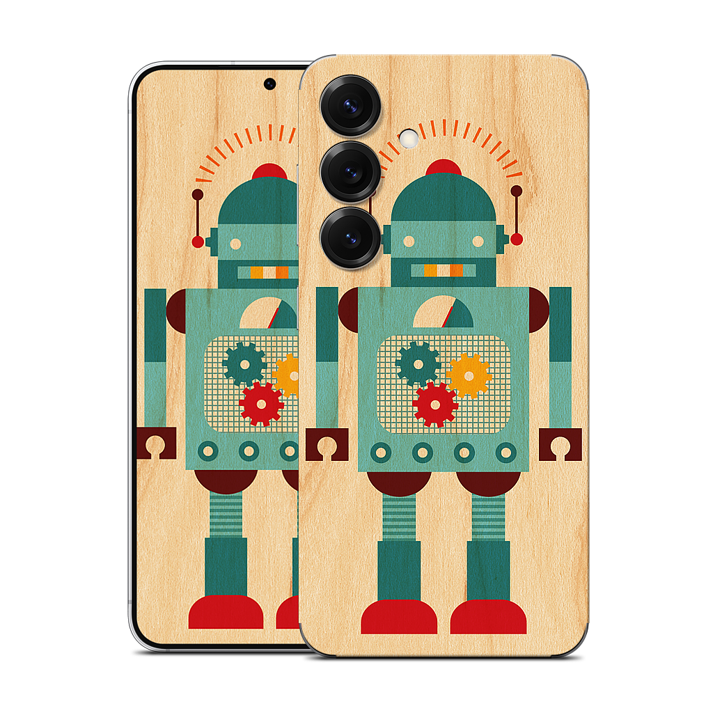 Blue Robot Samsung Skin