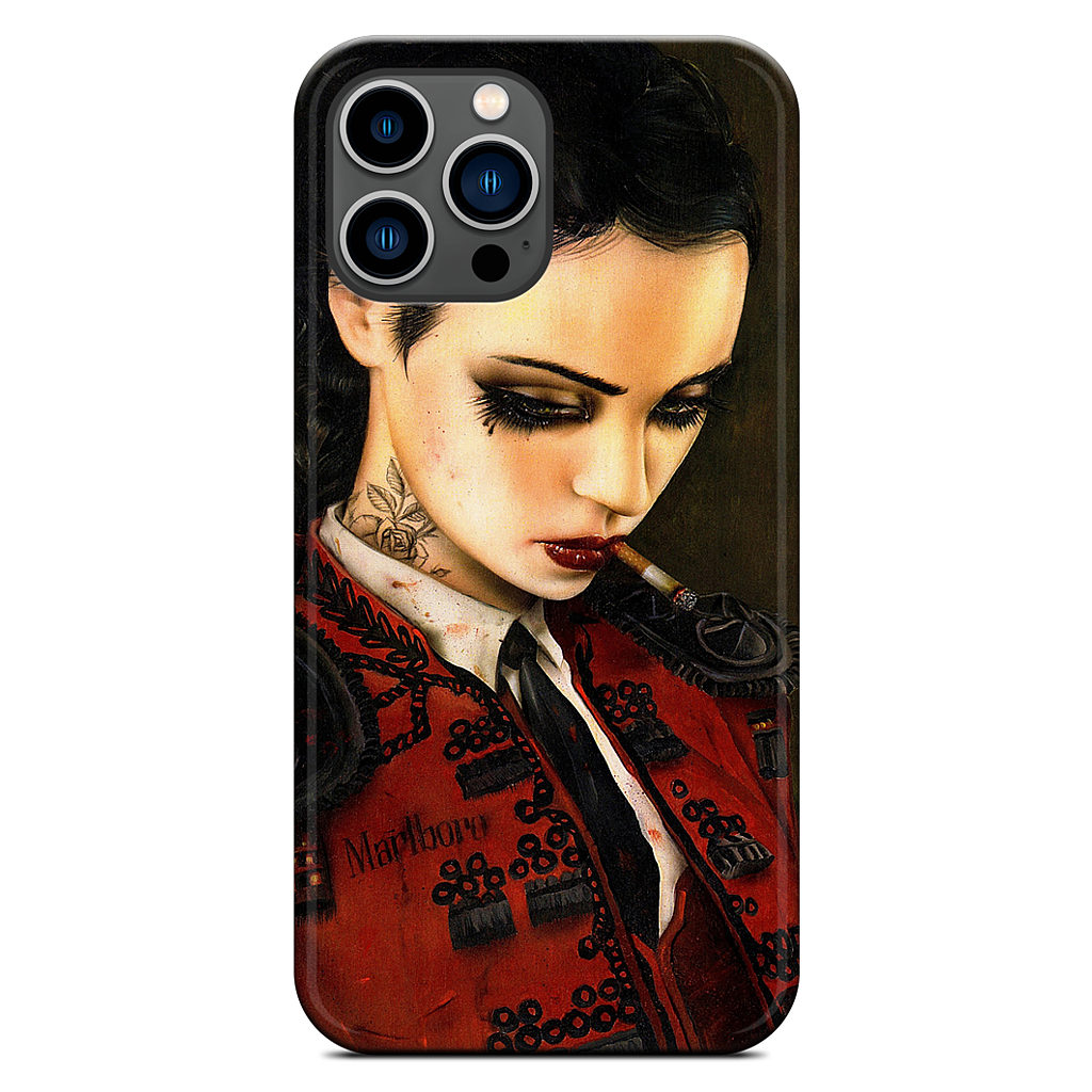 Bull Fight Her iPhone Case