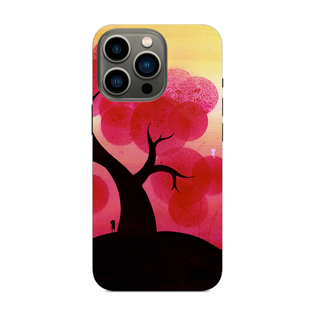 Red Blossoms iPhone Skin