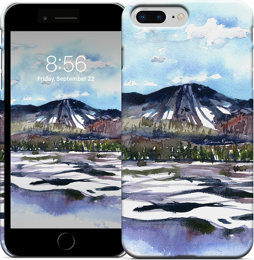 Ski Mountain iPhone Case