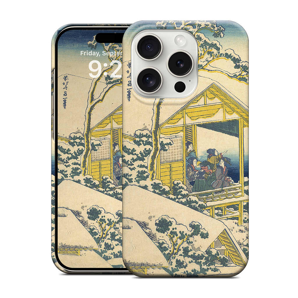 Morning After the Snow at Koishikawa in Edo (Koishikawa yuki no ashita) iPhone Case