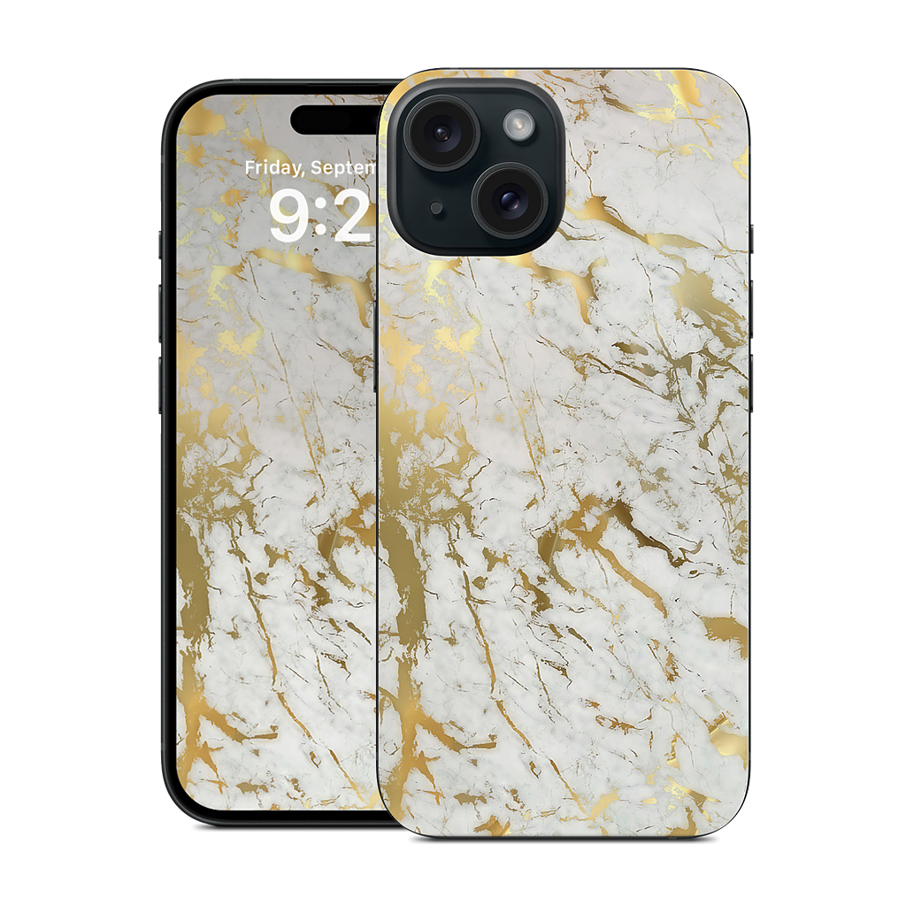 Gold Marble iPhone Skin