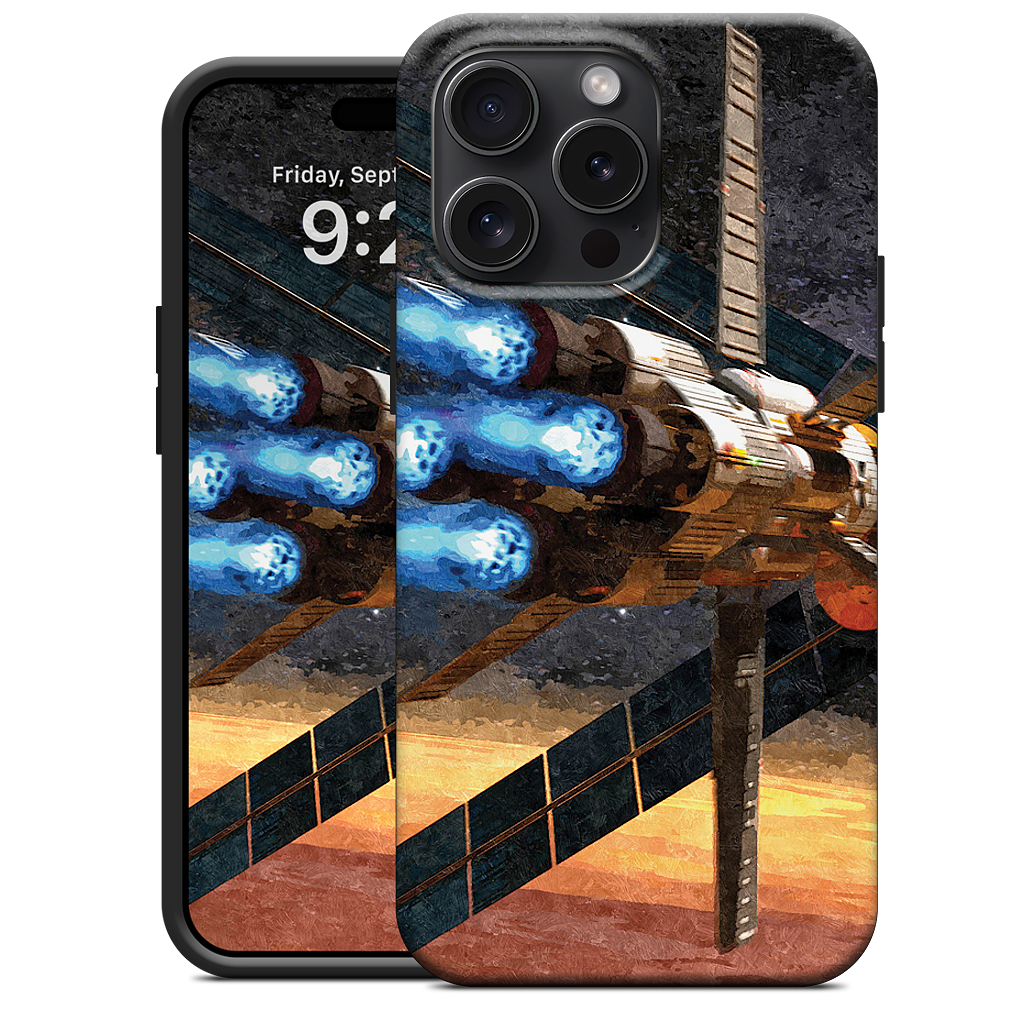 Mars Orbit iPhone Case