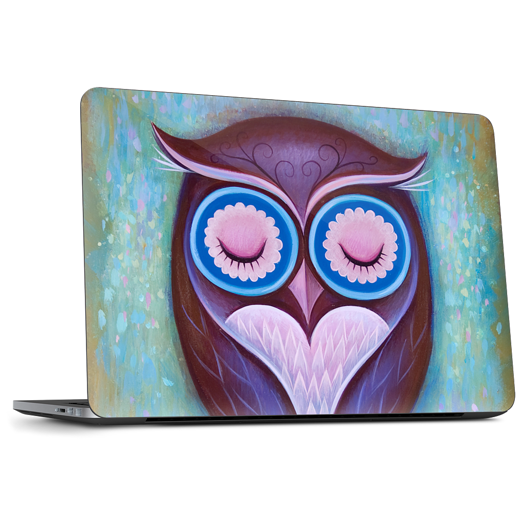 Sleepy Owl Dell Laptop Skin