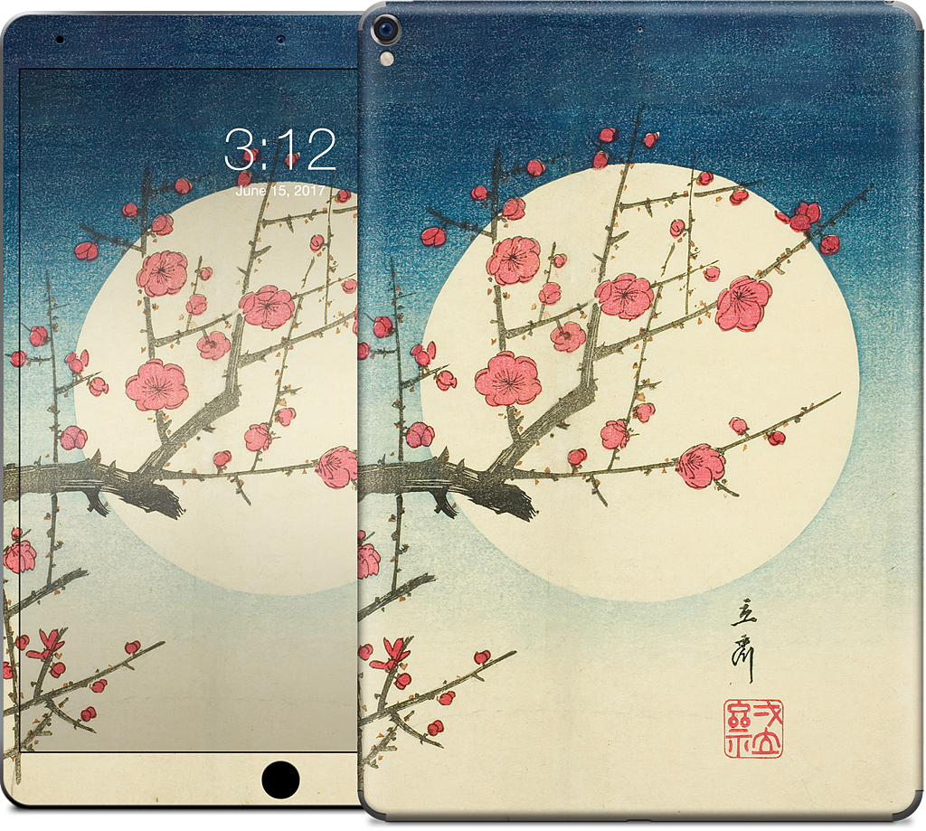 Red Plum Branch iPad Skin