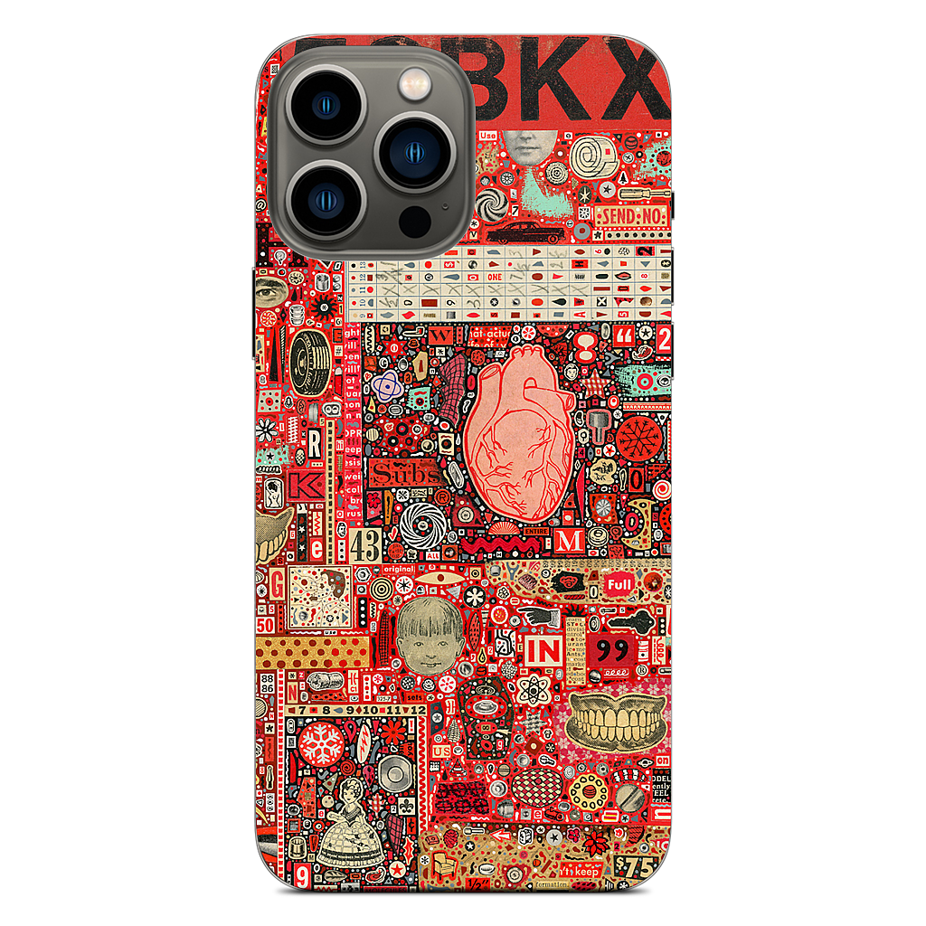 Big Numbers - Heart and Teeth iPhone Skin