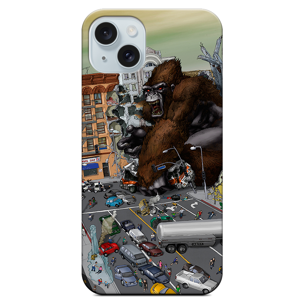 War Of The Monsters iPhone Case