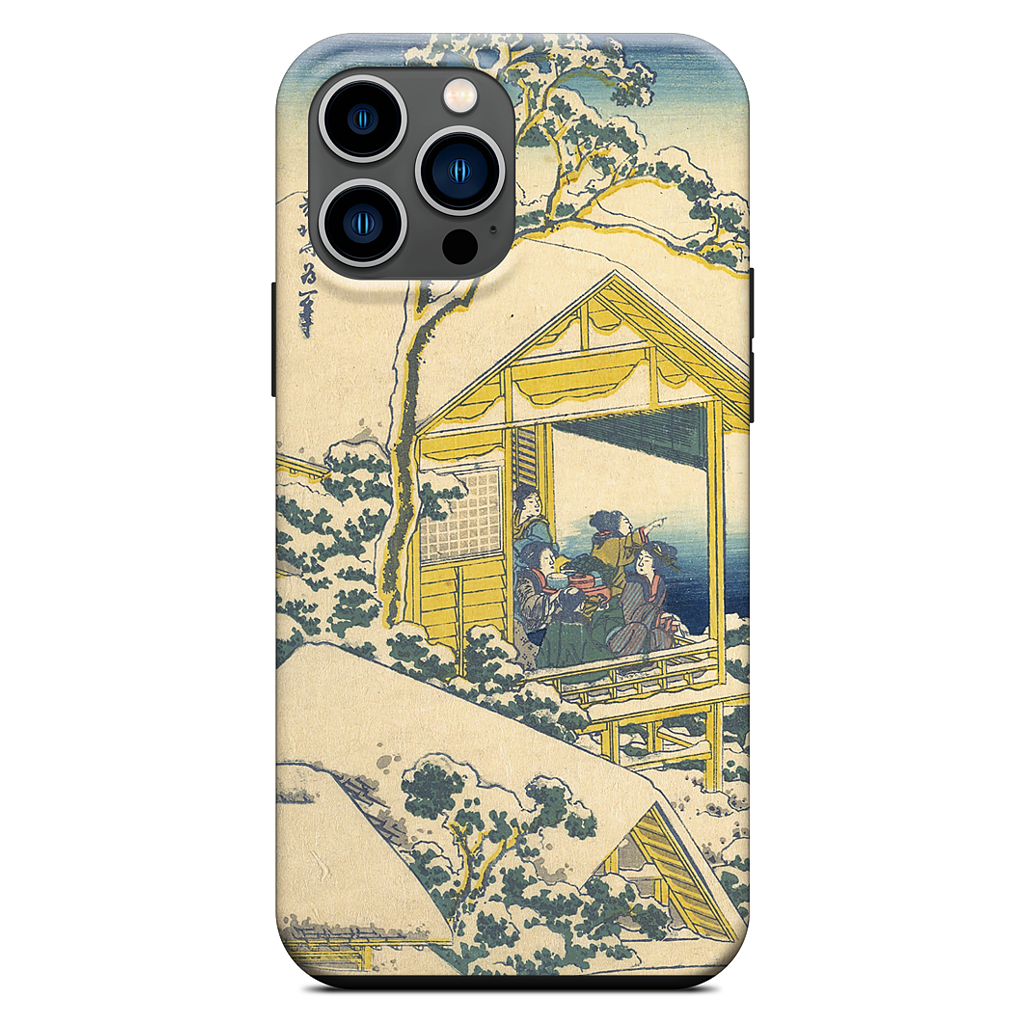 Morning After the Snow at Koishikawa in Edo (Koishikawa yuki no ashita) iPhone Case