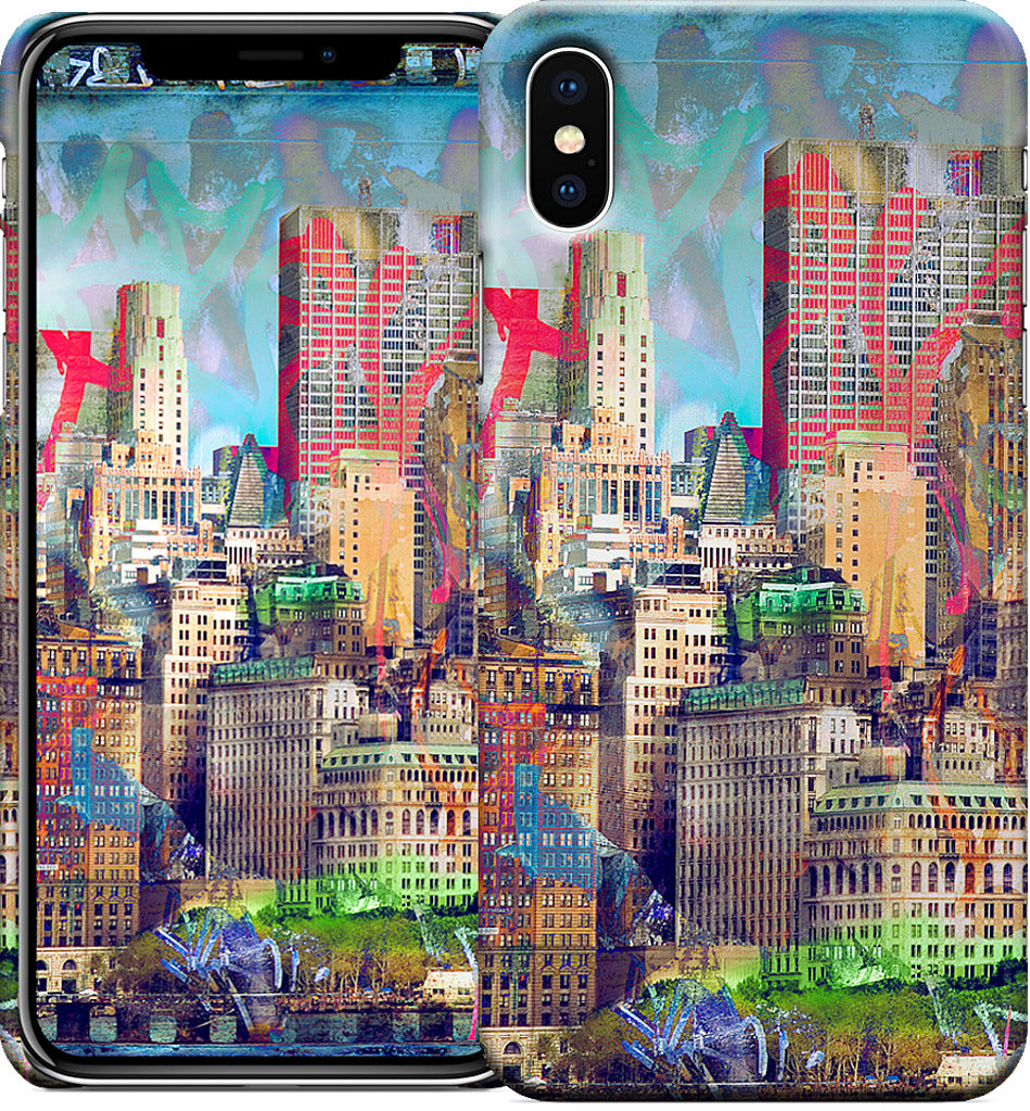 Graffiti Skyline iPhone Case