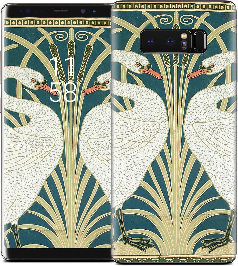 Swans and Irises Samsung Skin