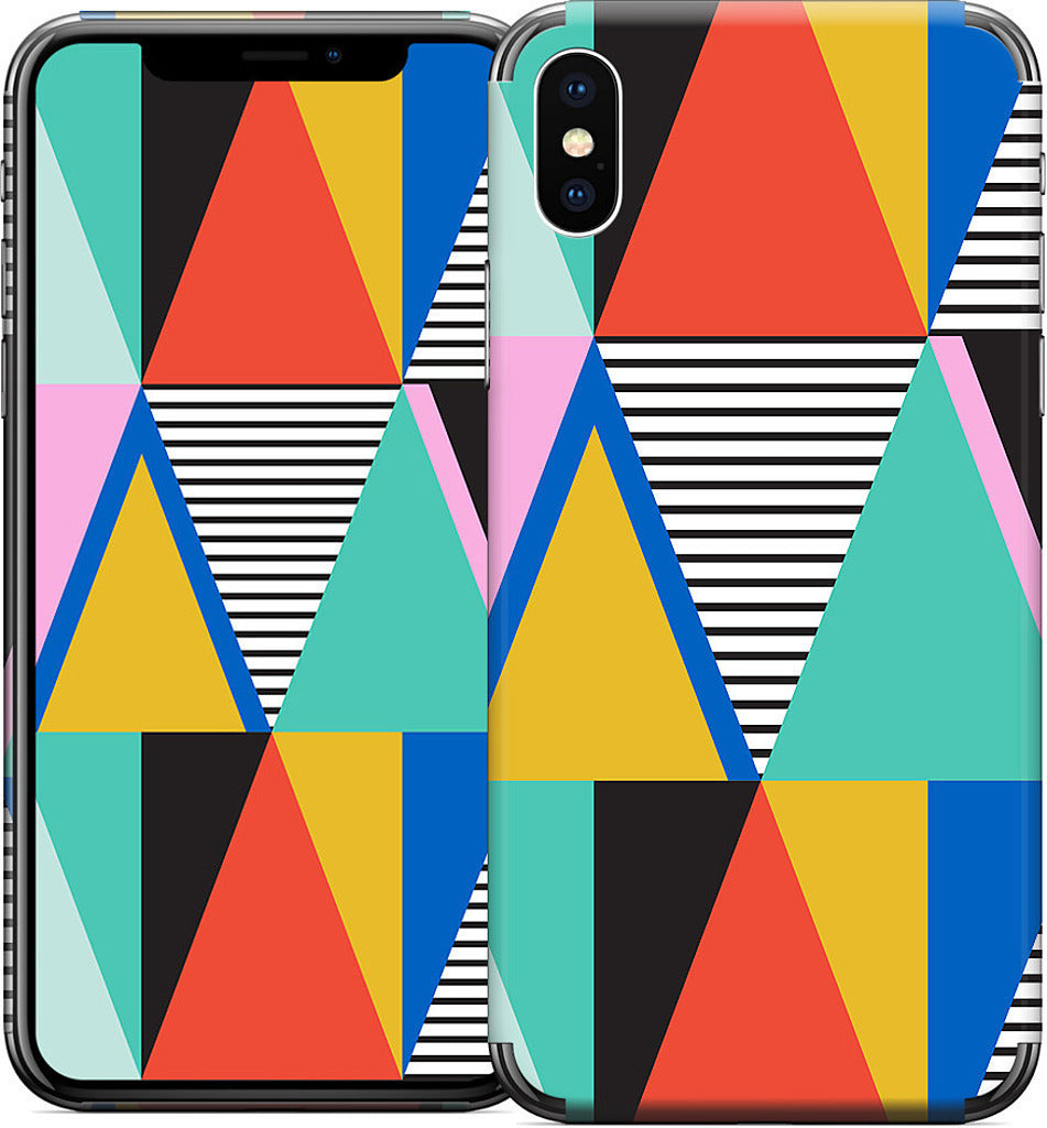 Graphic Triangles iPhone Skin