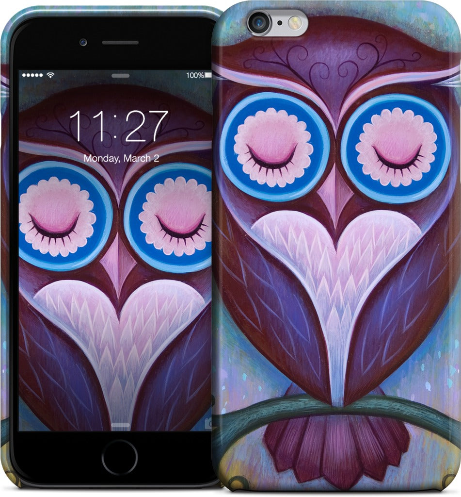 Sleepy Owl iPhone Case