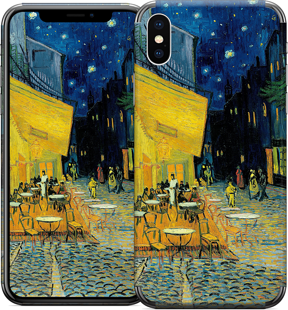 Cafe at Night iPhone Skin