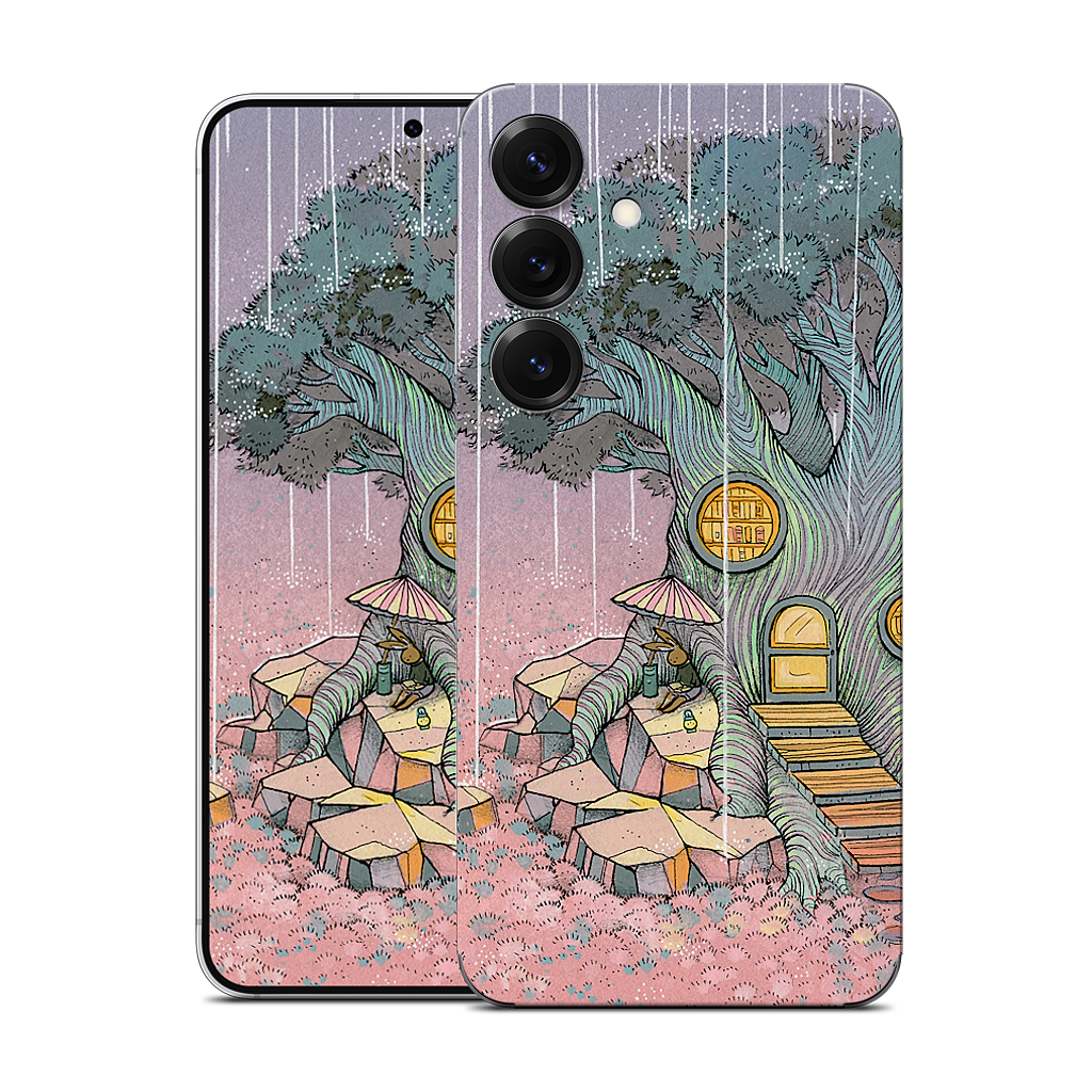Rainy Day In The Library Samsung Skin