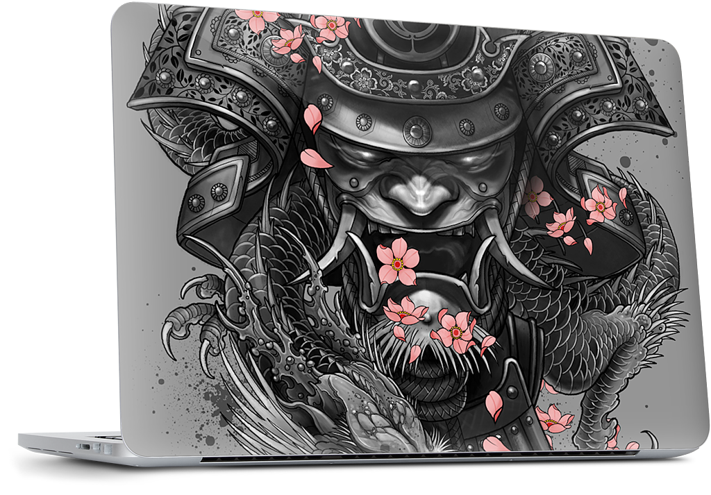 Samurai Dragon MacBook Skin
