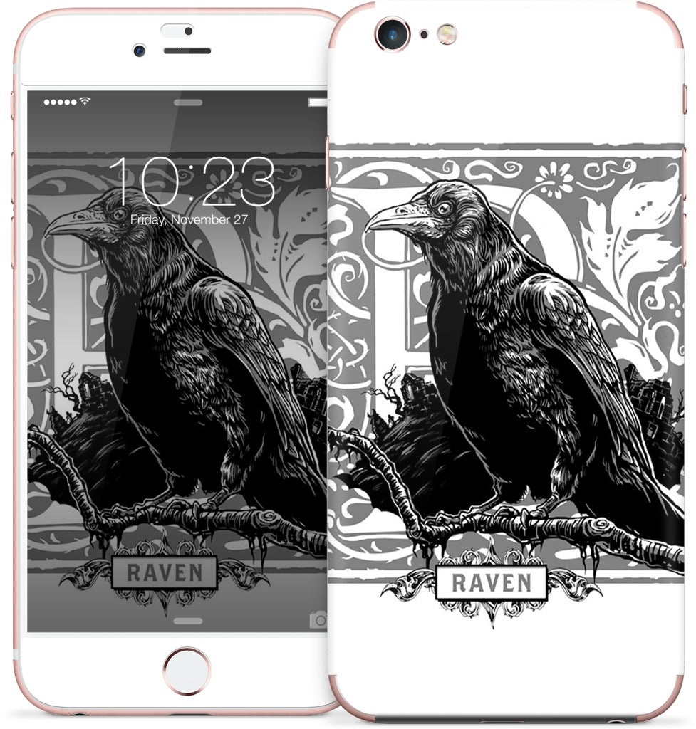 R Is For Raven iPhone Skin