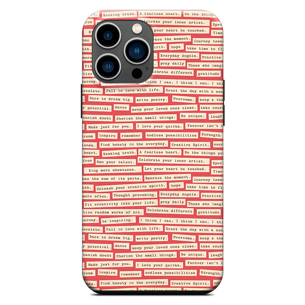 Happy Thoughts iPhone Case
