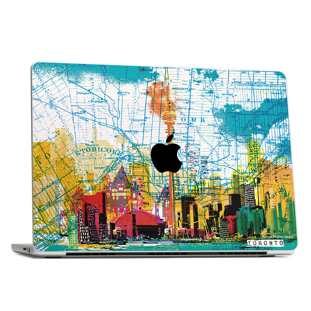 Toronto Skyline MacBook Skin