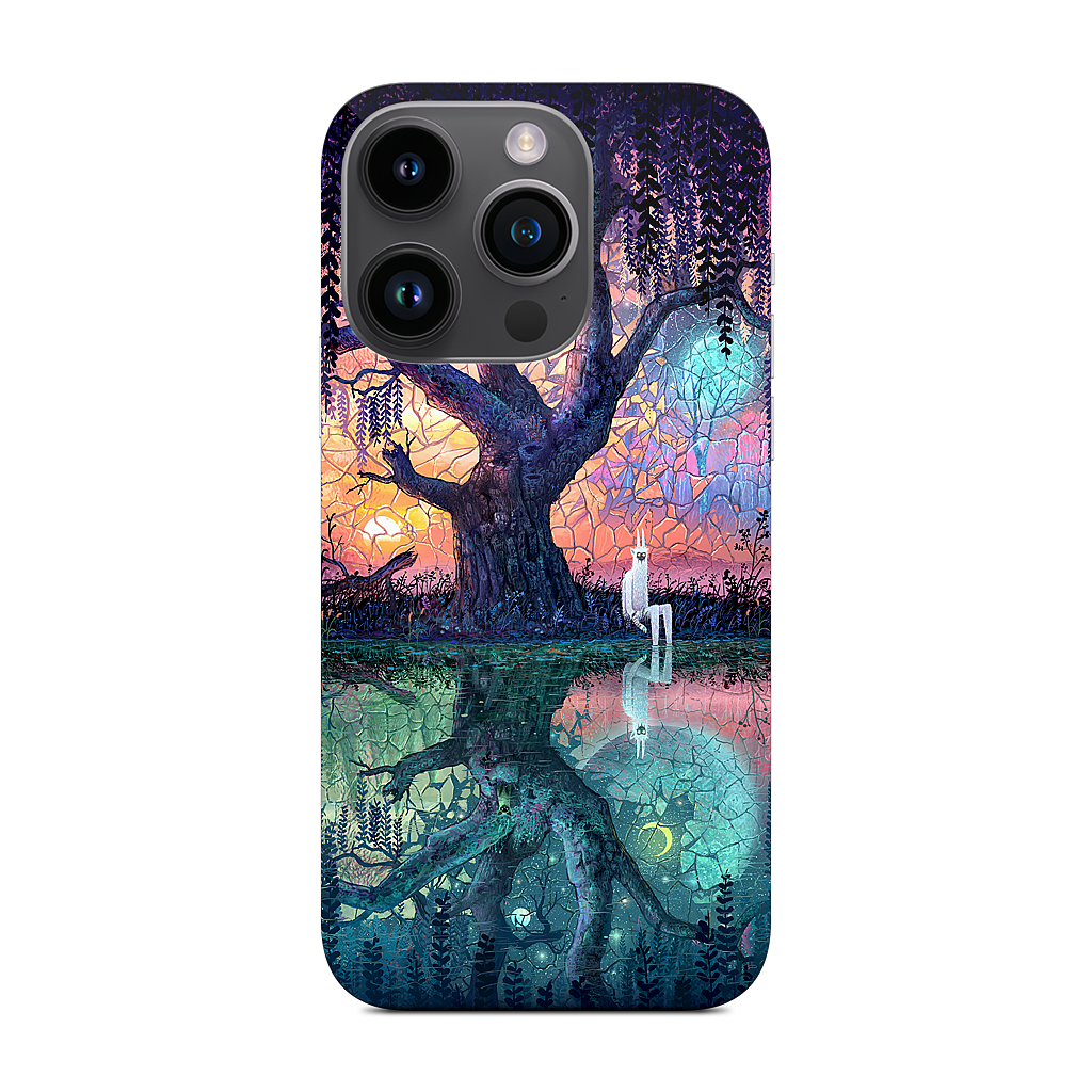 On the Banks of Broken Worlds iPhone Skin