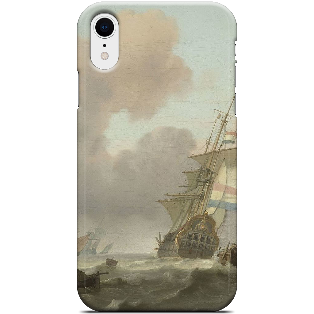 Ships in Choppy Sea iPhone Case