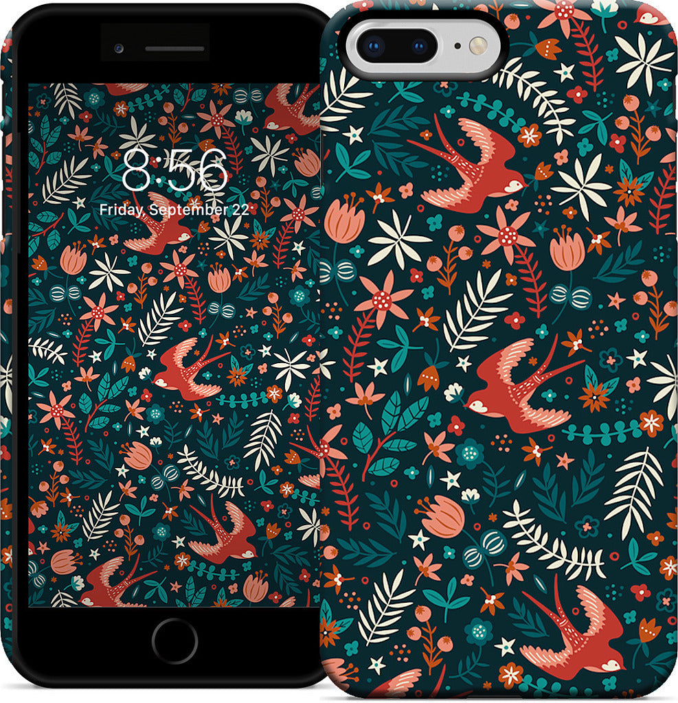 Flying Swallows iPhone Case