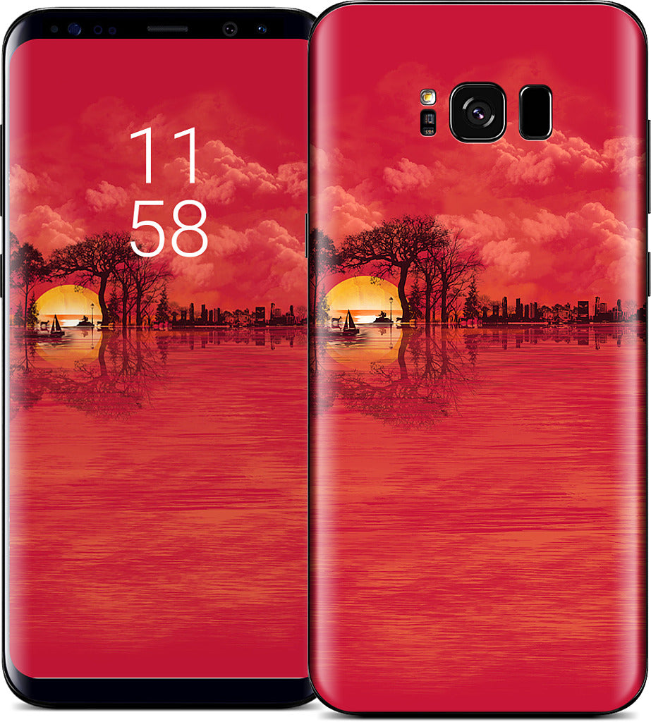 Musical Sunset Samsung Skin