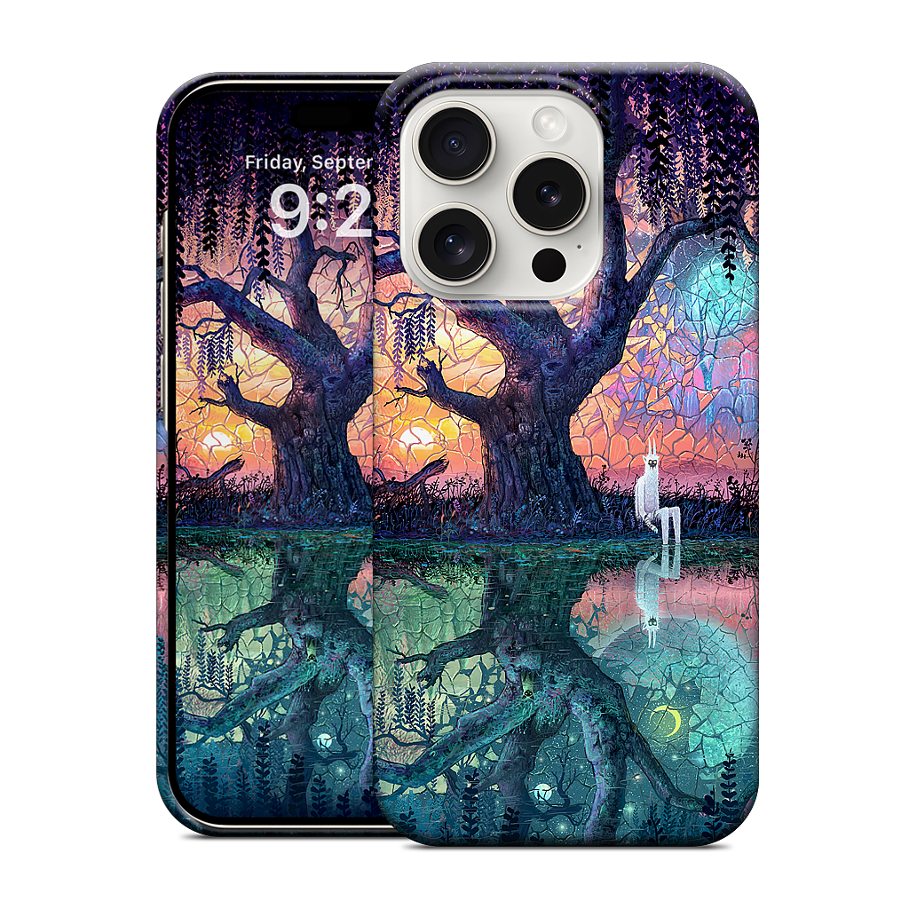 On the Banks of Broken Worlds iPhone Case