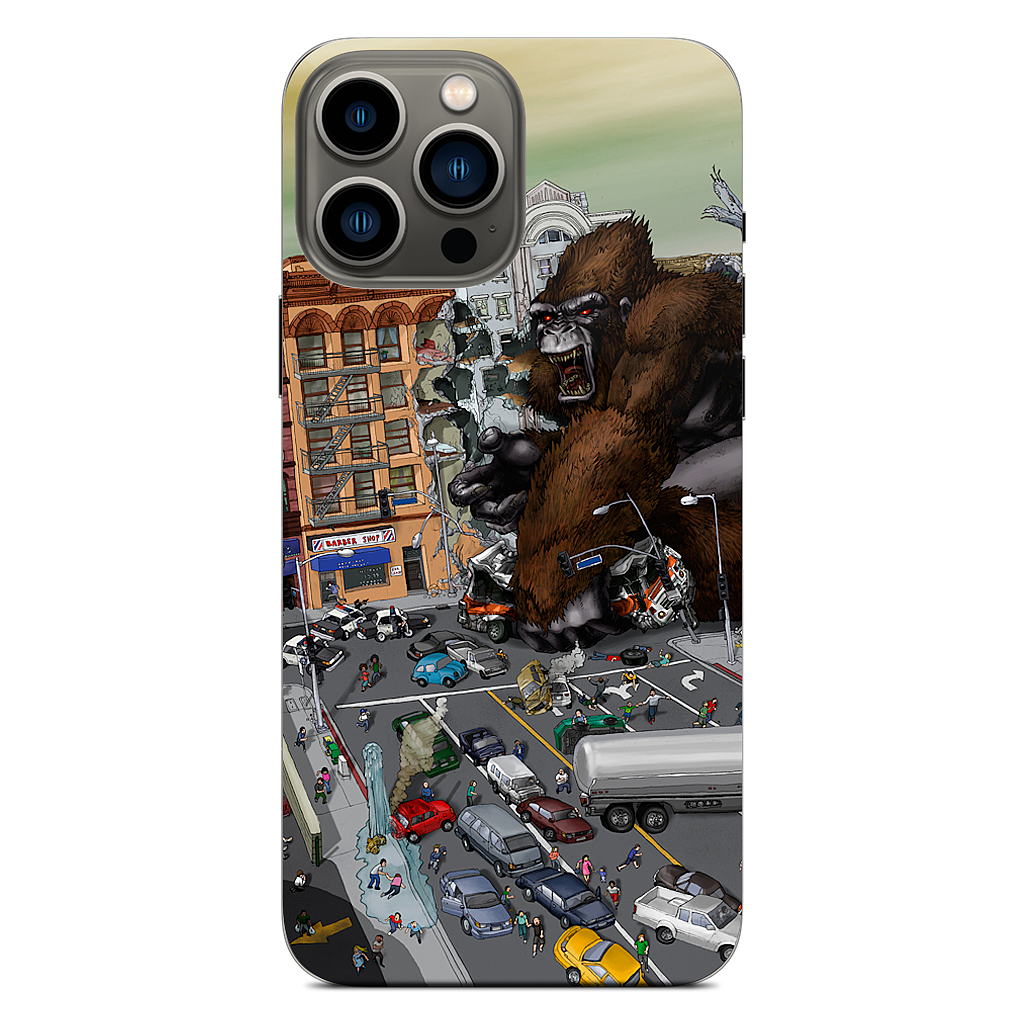 War Of The Monsters iPhone Skin