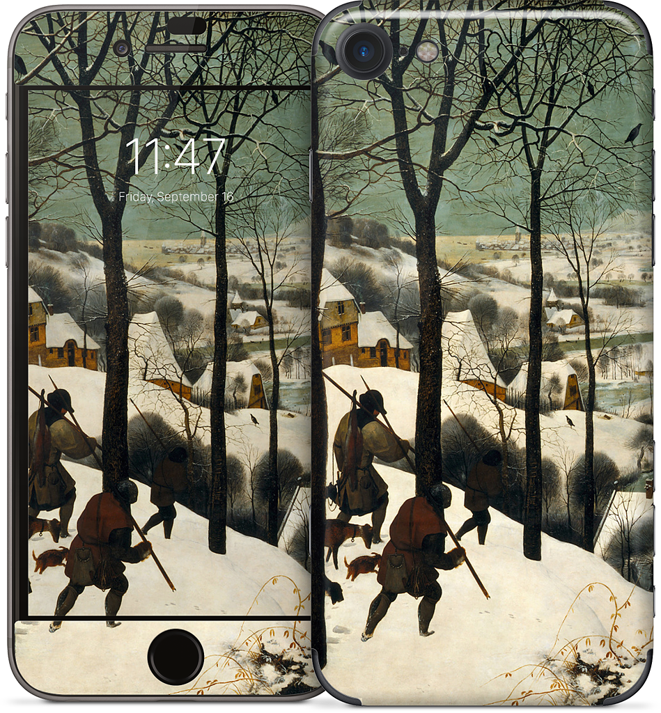 Hunters in the Snow iPhone Skin