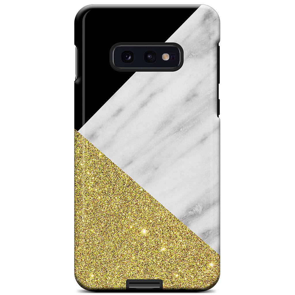 Gold and Real Italian Marble Collage Samsung Case