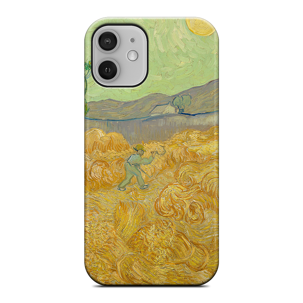 Wheatfield with a Reaper iPhone Case