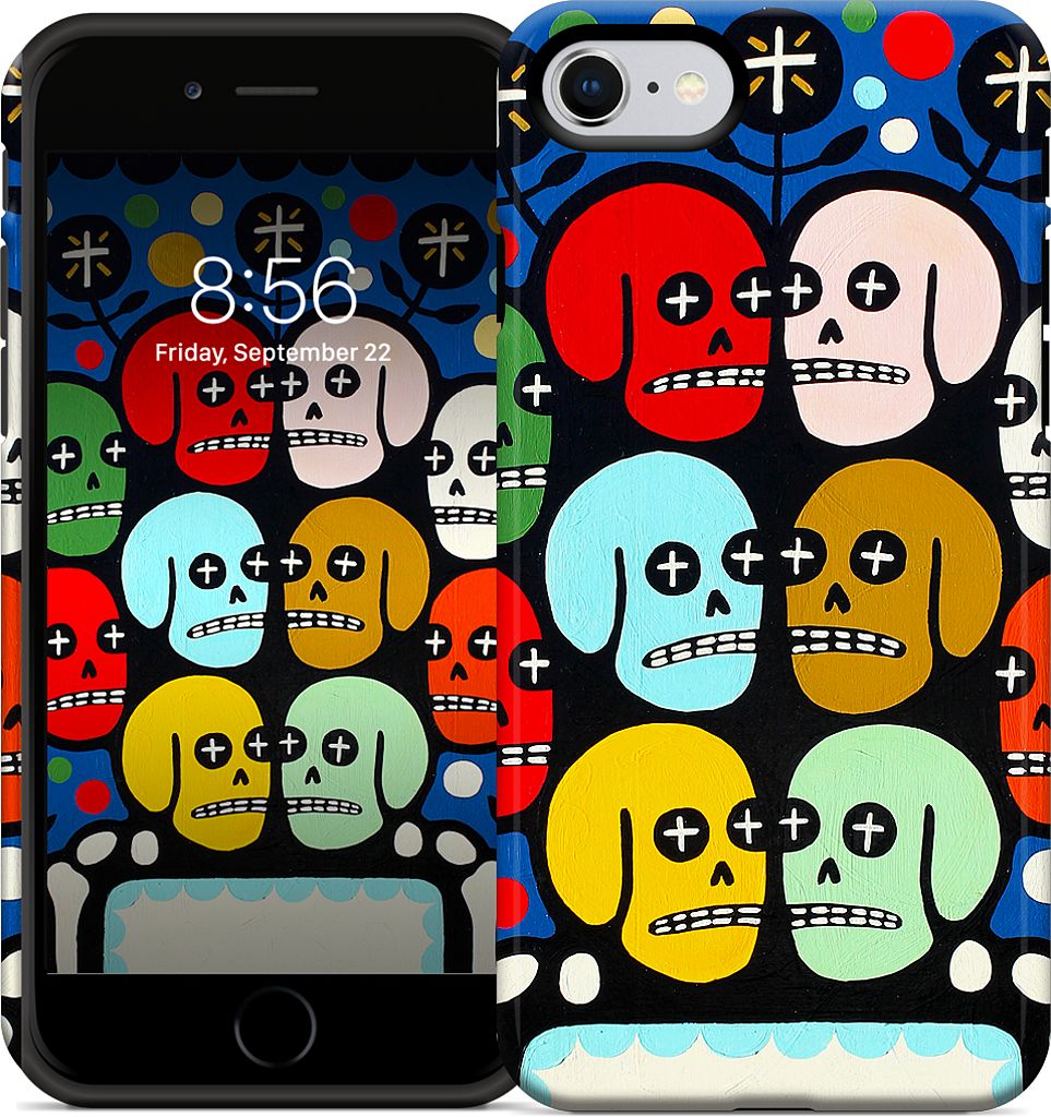 The Many Colors Of Death iPhone Case