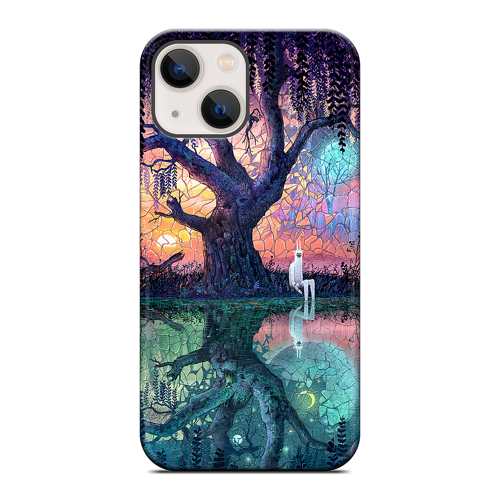 On the Banks of Broken Worlds iPhone Case