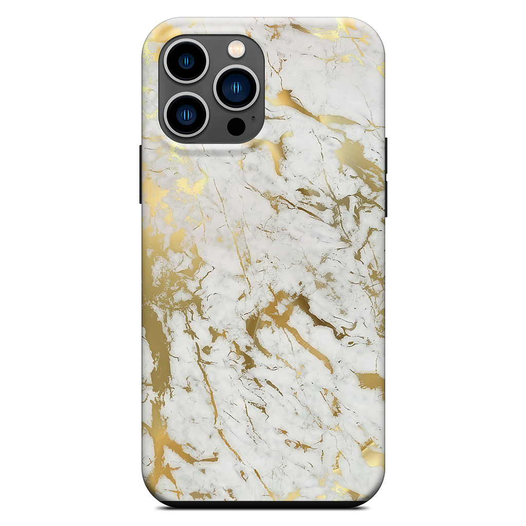 Gold Marble iPhone Case