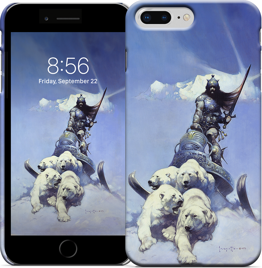 Silver Warrior iPhone Case